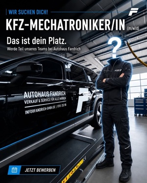 Gesucht: KFZ-Mechatroniker/in (m/w/d)