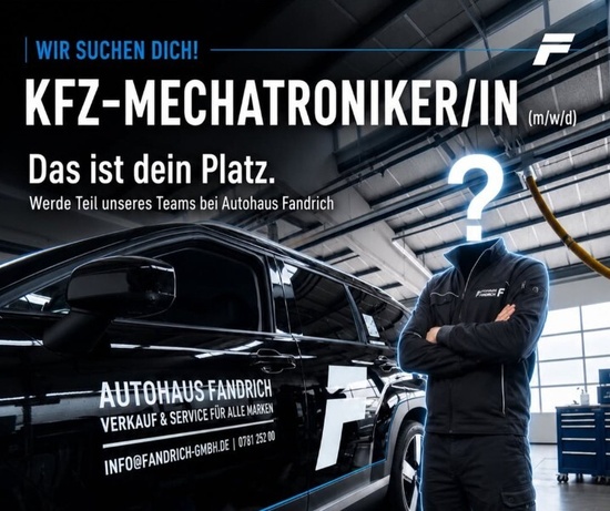 Gesucht: KFZ-Mechatroniker/in (m/w/d)